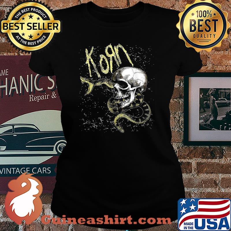 1999 Korn Snack Skull T-Shirt Laides tee