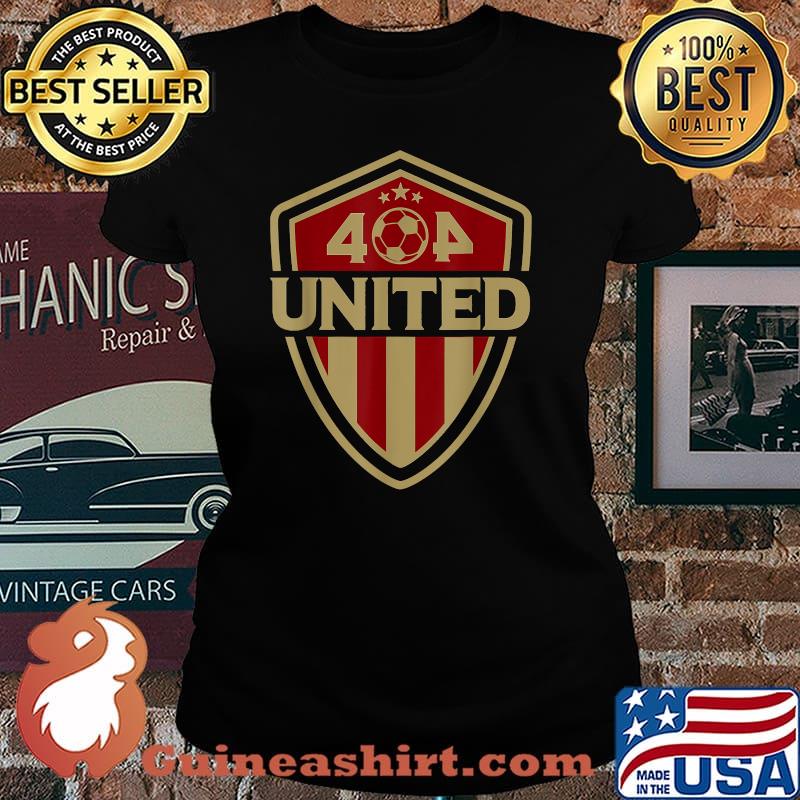 404 United Atlanta Soccer Original Design Badge Jersey T-Shirt Laides tee