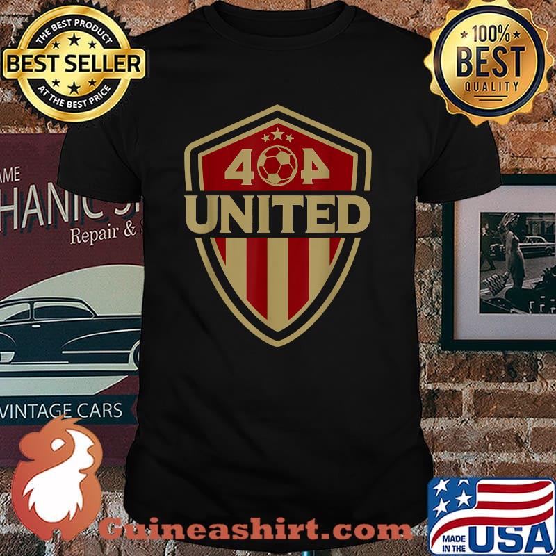 404 United Atlanta Soccer Original Design Badge Jersey T-Shirt