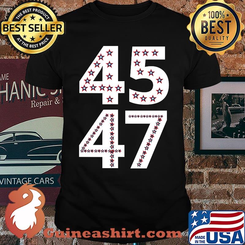 45 47 Trump 2024 Republican GOP Anti-Biden Democrat USA T-shirt