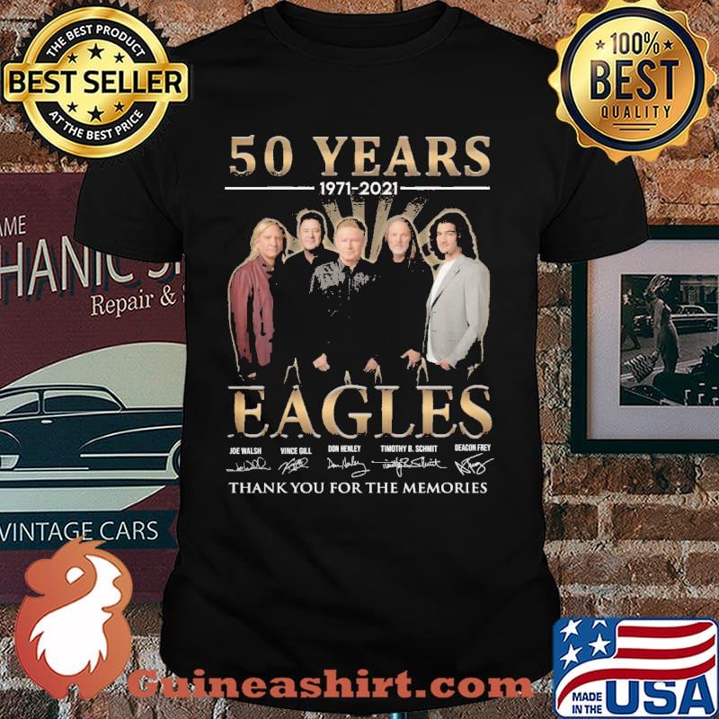 50 years 1971-2021 Eagles thank you for the memories shirt