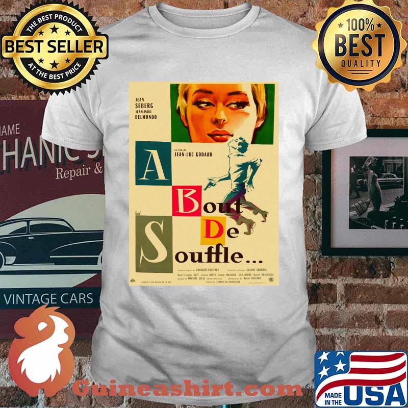A bout de SouffleBreathless (1960) directed by Jean-Luc Godard Movie poster T-Shirt