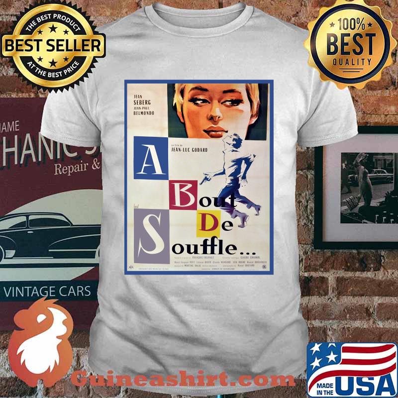 A bout de SouffleBreathless (1960) directed by Jean-Luc Godard Movie T-Shirt