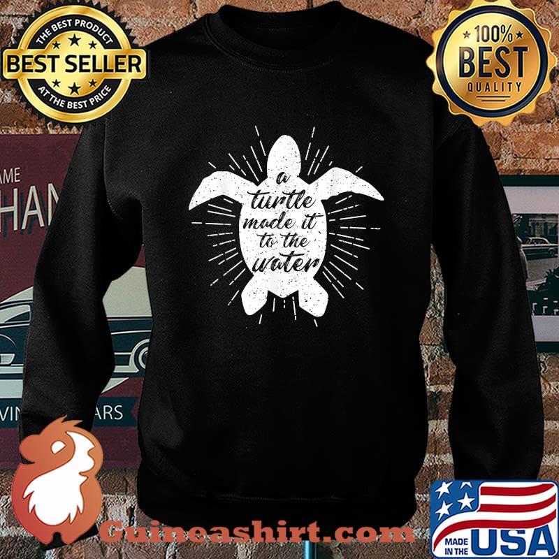 A Turtle Made It To the Water Alliance Animal Lover T-Shirt Sweater