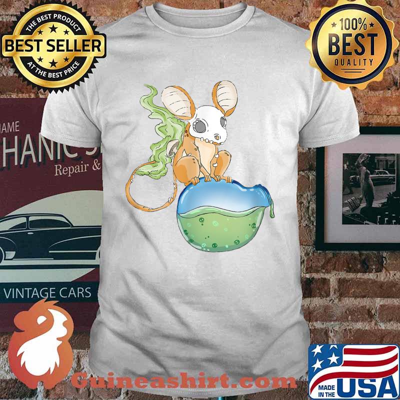 Acid Cartoon skull Mouse T-Shirt