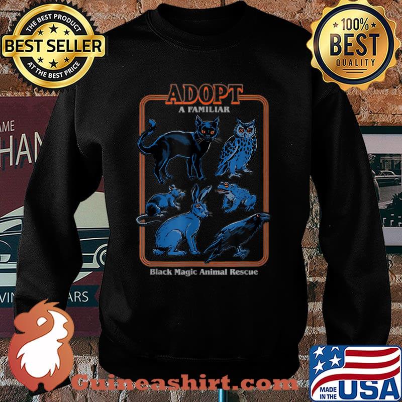 Adopt A Familiar Black Magic Animal Rescue T-Shirt Sweater