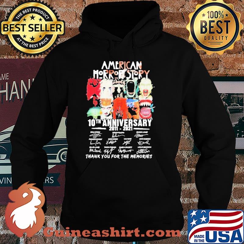 American Horror Story 10th Anniversary 2011 – 2021 Signature Thank You For The Memories Shirt Hoodie