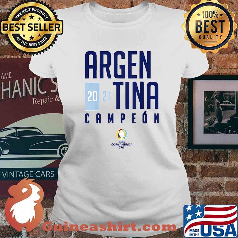 Argentina Cup America 2021 Champion T-Shirt Ladies tee