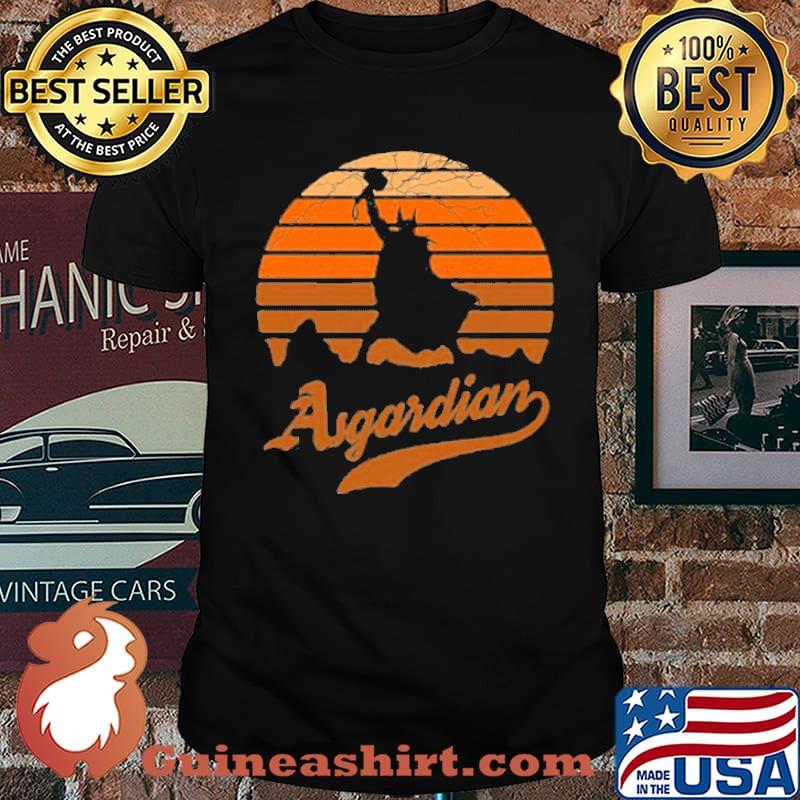 Asgardian sunset vintage retro Thor shirt