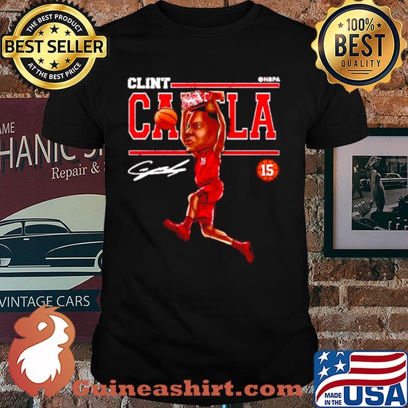 Atlanta Hawks Clint Capela cartoon signature shirt