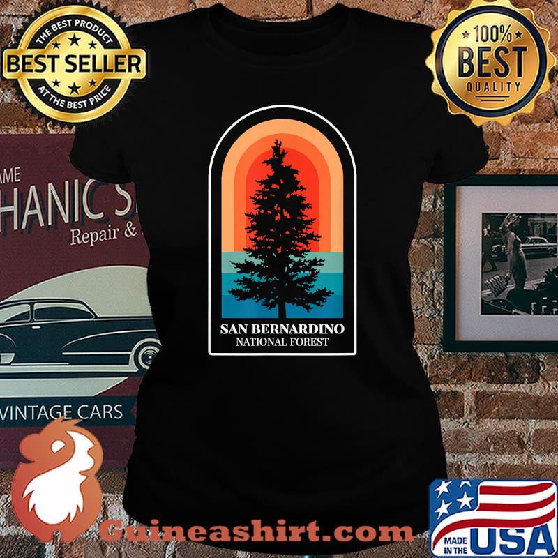 Awesome san Bernardino National Forest California Hiking Vintage T-Shirt Laides tee