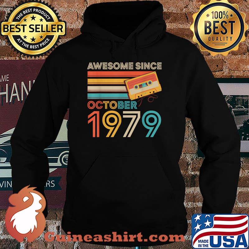 Awesome Since October 1979 42Th Birthday 42 Year Old Vintage T-Shirt Hoodie