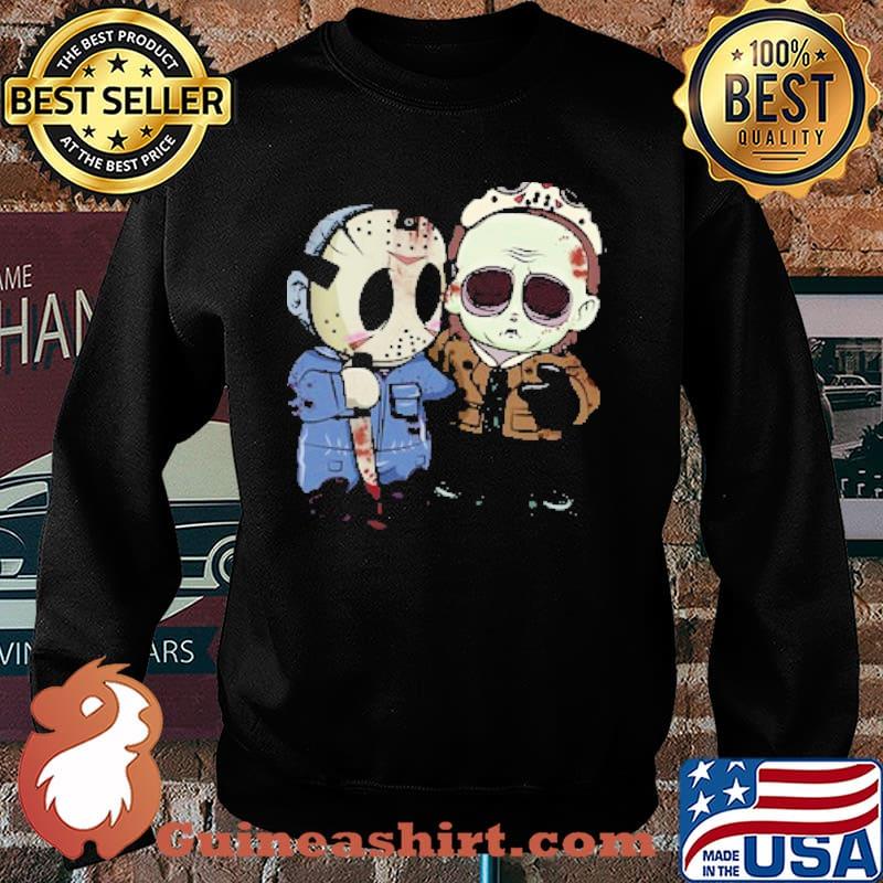 Baby Chibi Jason Voorhees And Michael Myers Halloween Shirt Sweater