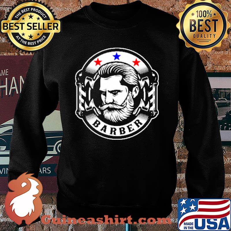 barber man logo s Sweater