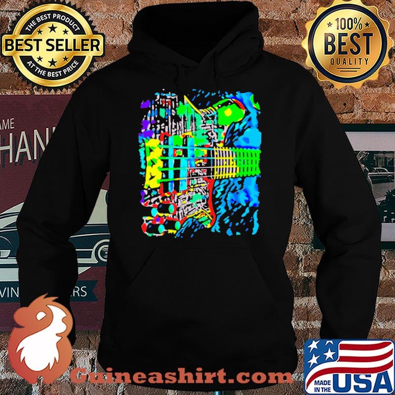 Bass Color Guitar Shirt Hoodie