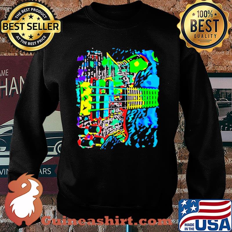 Bass Color Guitar Shirt Sweater
