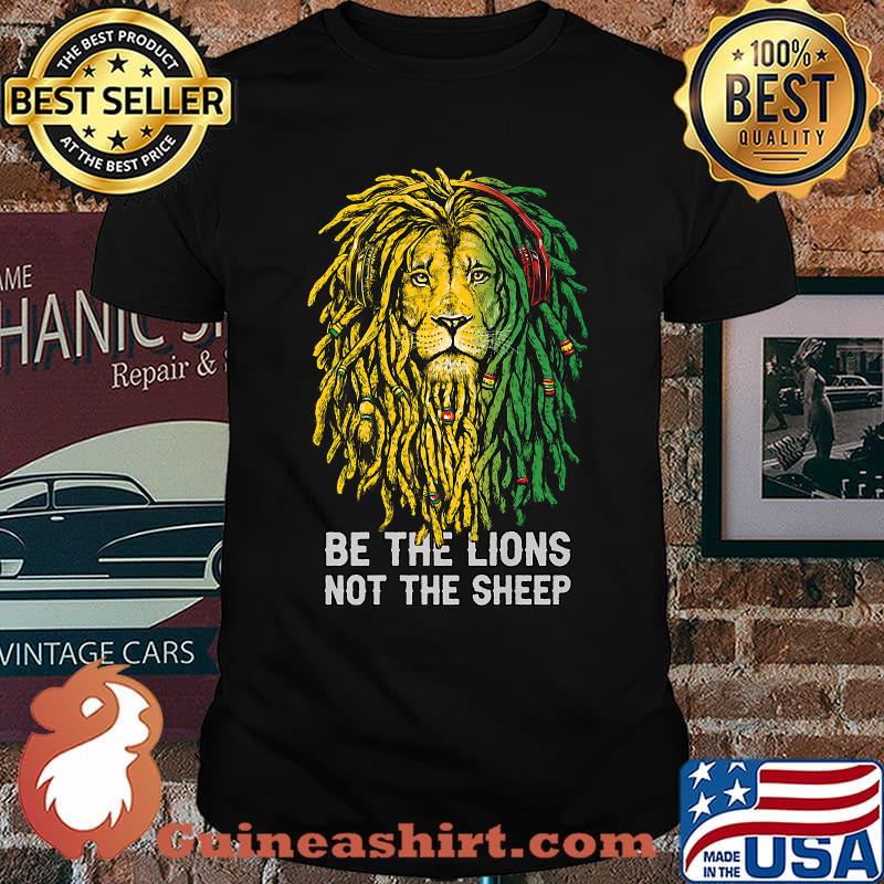 Be The Lion Not The Sheep Distressed T-Shirt