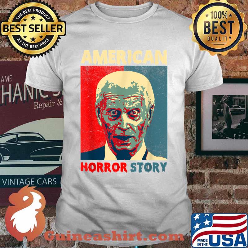 Biden Horror American Zombie Story Halloween Vintage T-Shirt