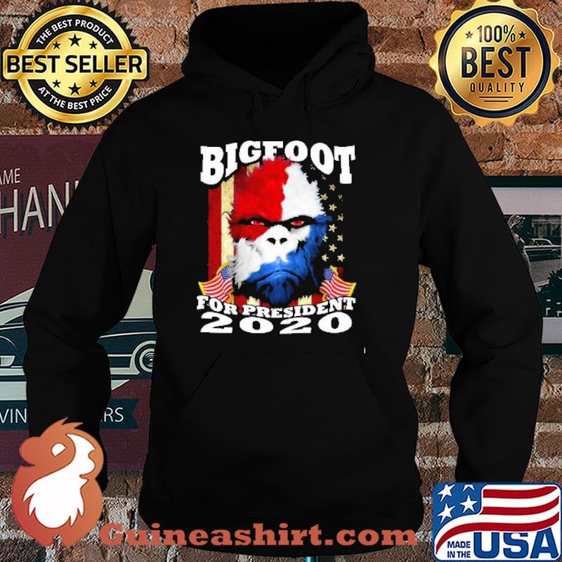 Bigfoot for president 2020 american flag s Hoodie