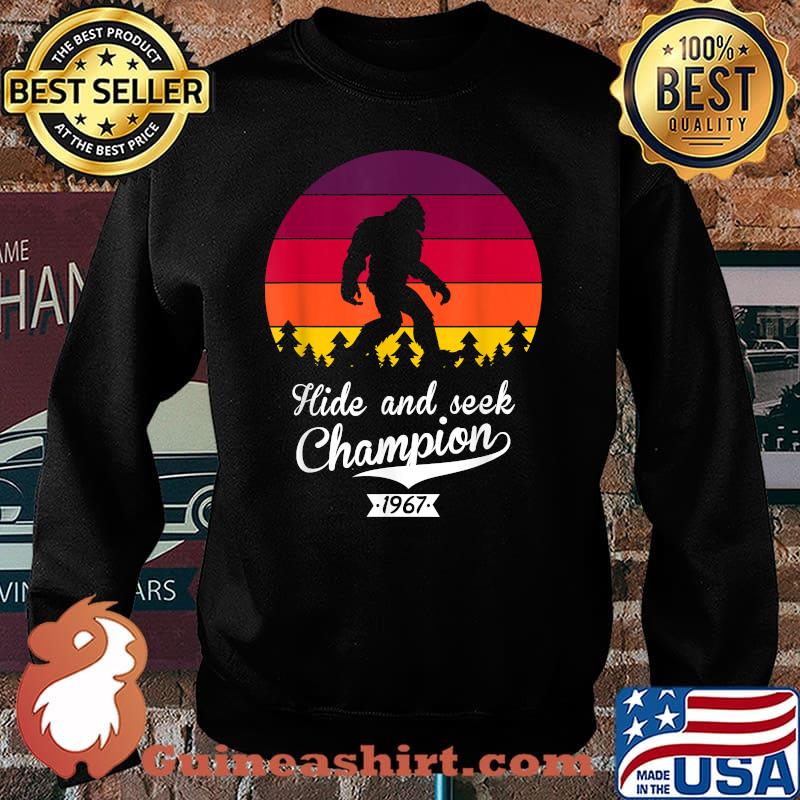 Bigfoot Hide and Seek Champion Retro 1967 T-Shirt Sweater