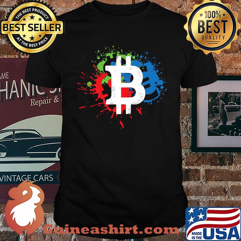 Bitcoin Will Win - Bitcoin Watercolor T-Shirt