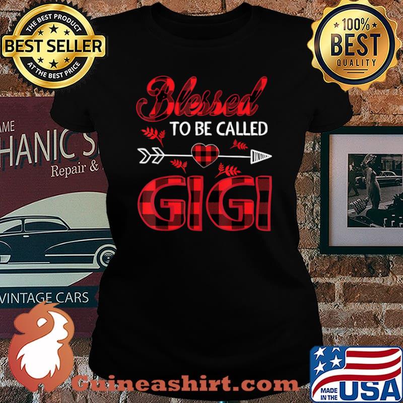 Blessed To Be Called Gigi Happy Thanksgiving Day To Grandma Shirt Laides tee