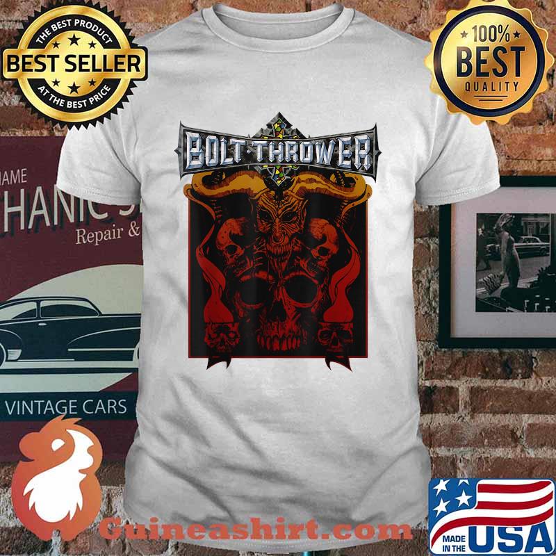 Bolts Cenotaph Horror Skull Halloween T-Shirt