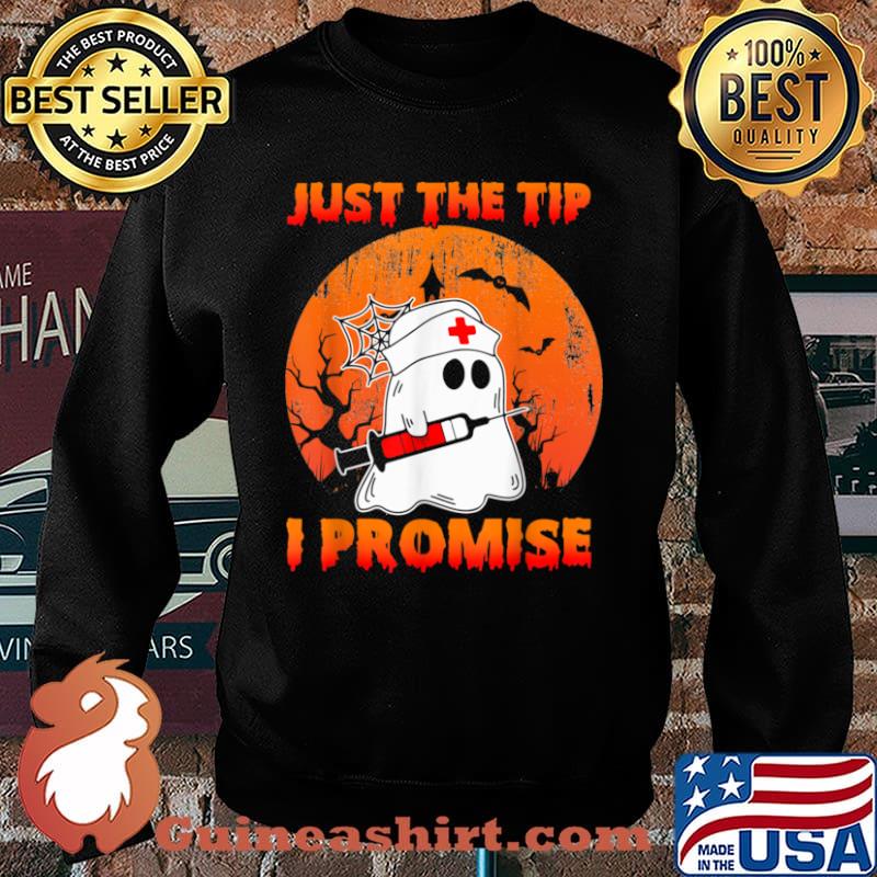 Boo Boo Crew Just The Tip Cute Nurse Ghost Halloween Shirt Sweater