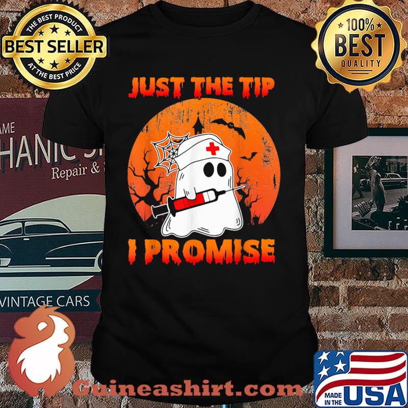 Boo Boo Crew Just The Tip Cute Nurse Ghost Halloween Shirt
