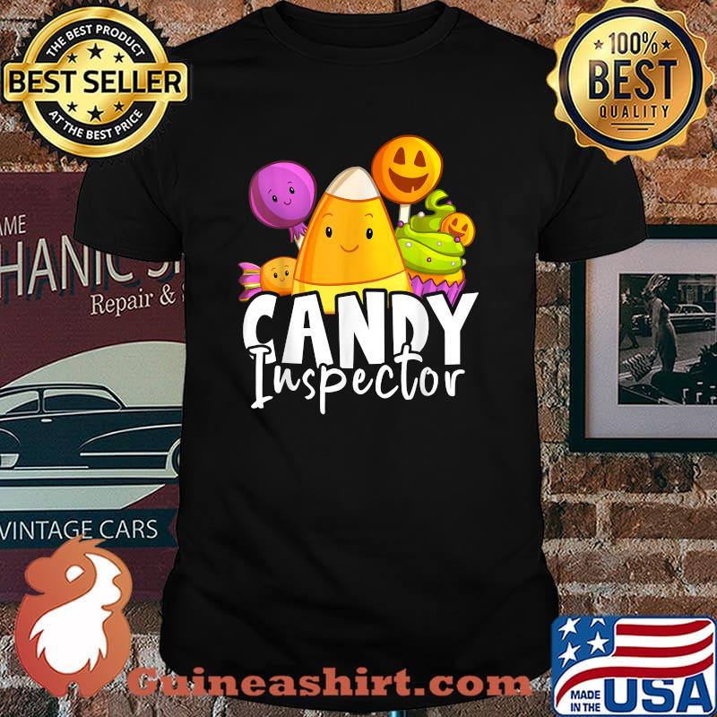Candy Inspector I Halloween Candy Corn Toddler T-Shirt