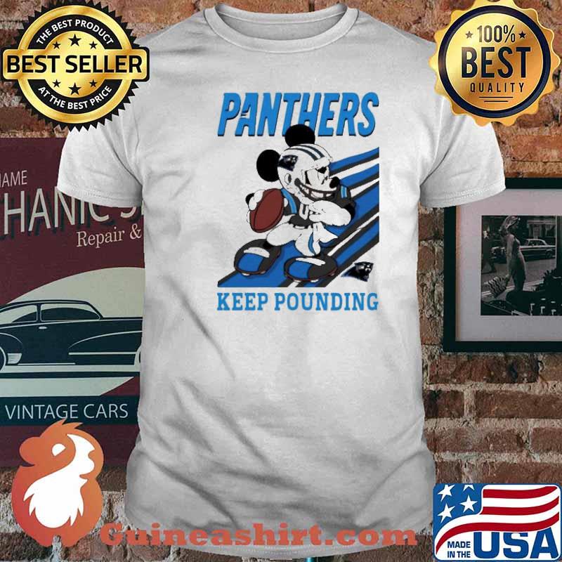 Carolina Panthers Mickey keep pounding shirt