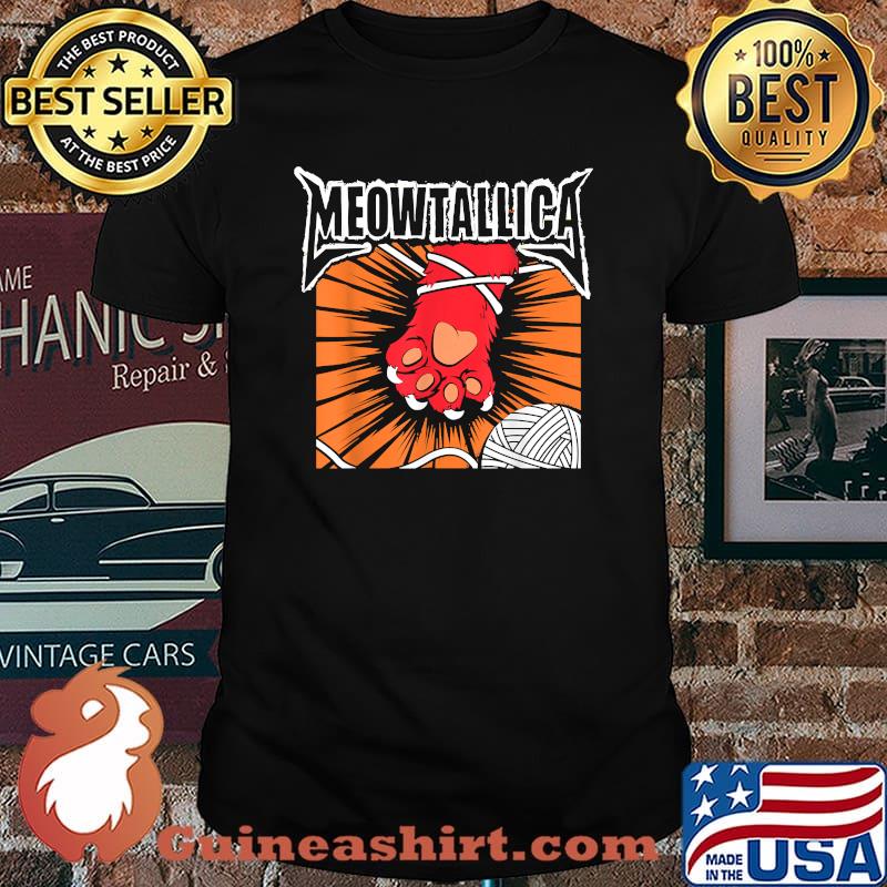Cat Rock 90s Meow For Music Band Of Friends T-Shirt