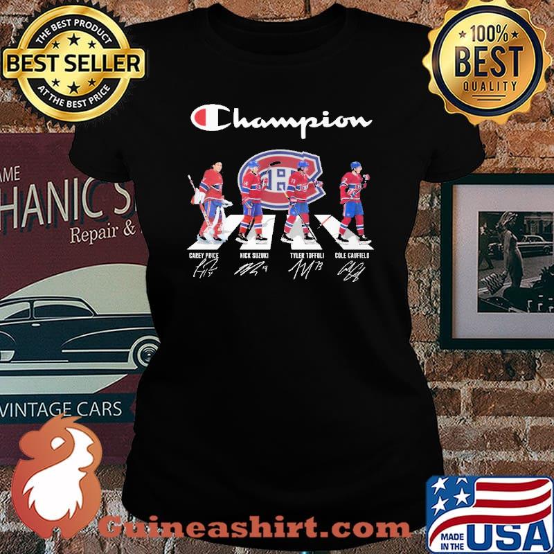 Champion Montreal canadiens across the road s Laides tee