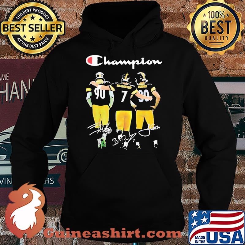 Champions Pittsburgh Steeler TJWatt Ben James Conner Shirt Hoodie