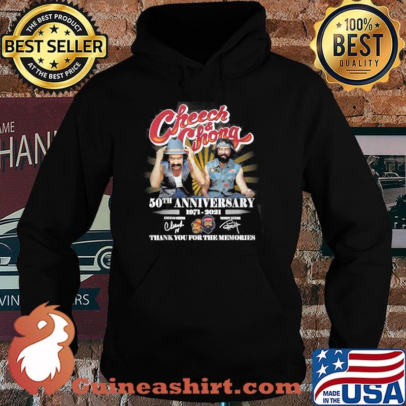 Cheech & ChongThank 50th anniversary thank you for the memories signatures T-Shirt Hoodie