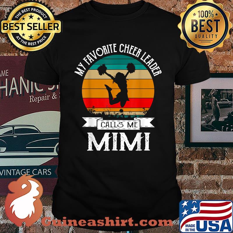 Cheerleading My Favorite Cheerleader Calls Me Mimi T-Shirt