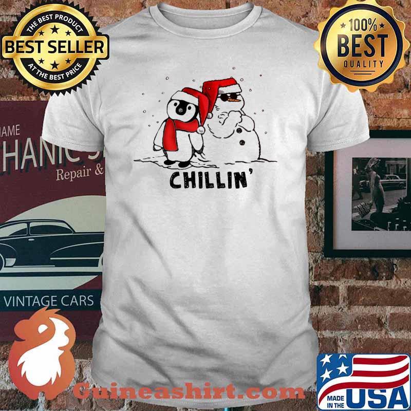 Chillin' Penguin Xmas Shirt