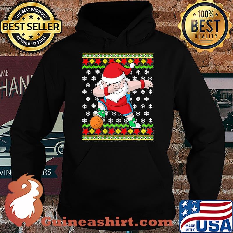 Christmas Dabbing Santa Basketball Dab Dance Shirt Hoodie