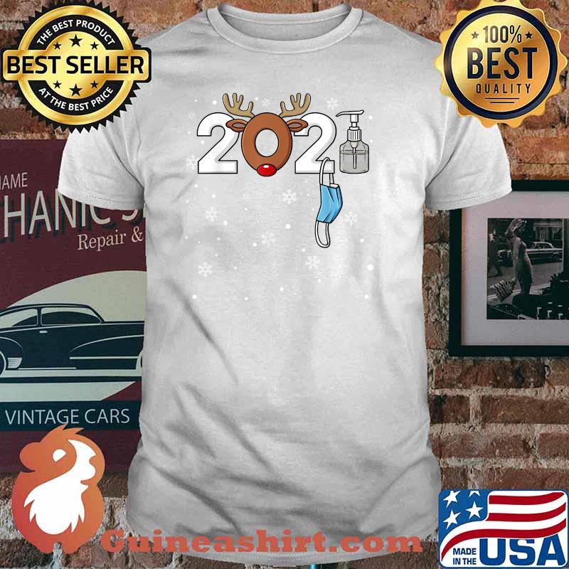 Christmas Reindeer 2021 Boys Kids Family Xmas T-Shirt