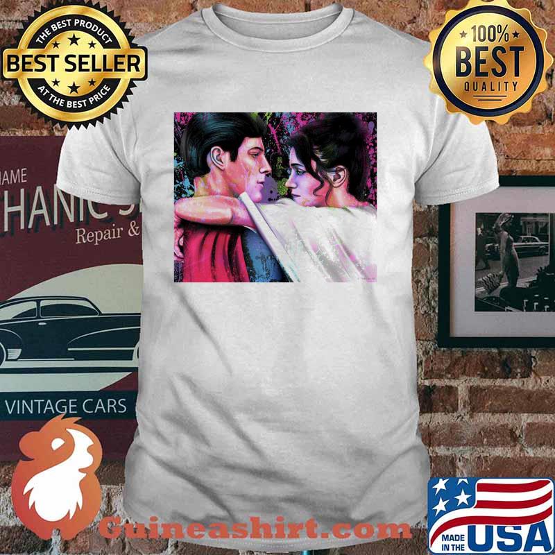 Christopher reeve and margot kidder in superman stars on art shirt