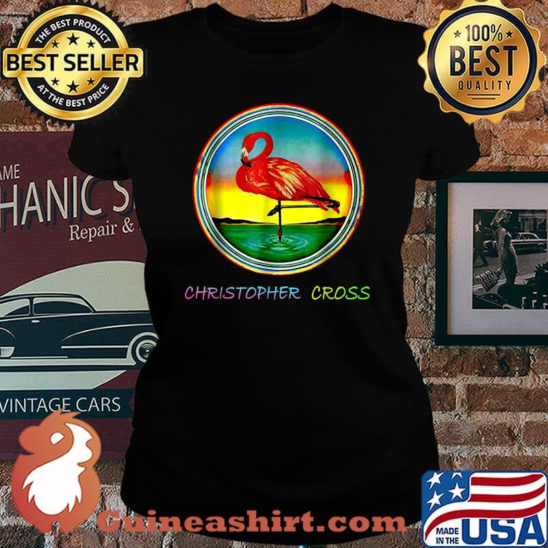 Christophers Cross Illustration Music Singers T-Shirt Laides tee