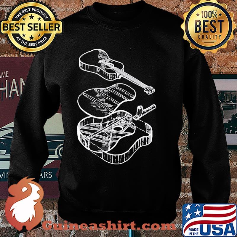 Classic Acoustic Guitar Patent Music Shirt Sweater