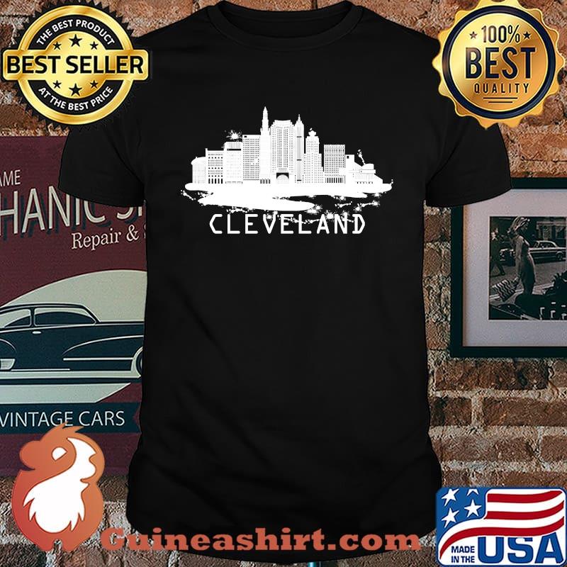 Cleveland Cityscape - Cleveland Ohio Skyline T-shirt