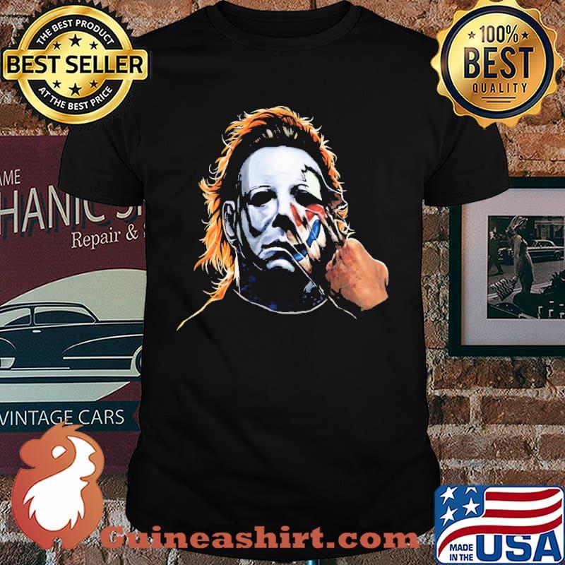 Clown Fake Horror Mychael Myers Halloween Shirt