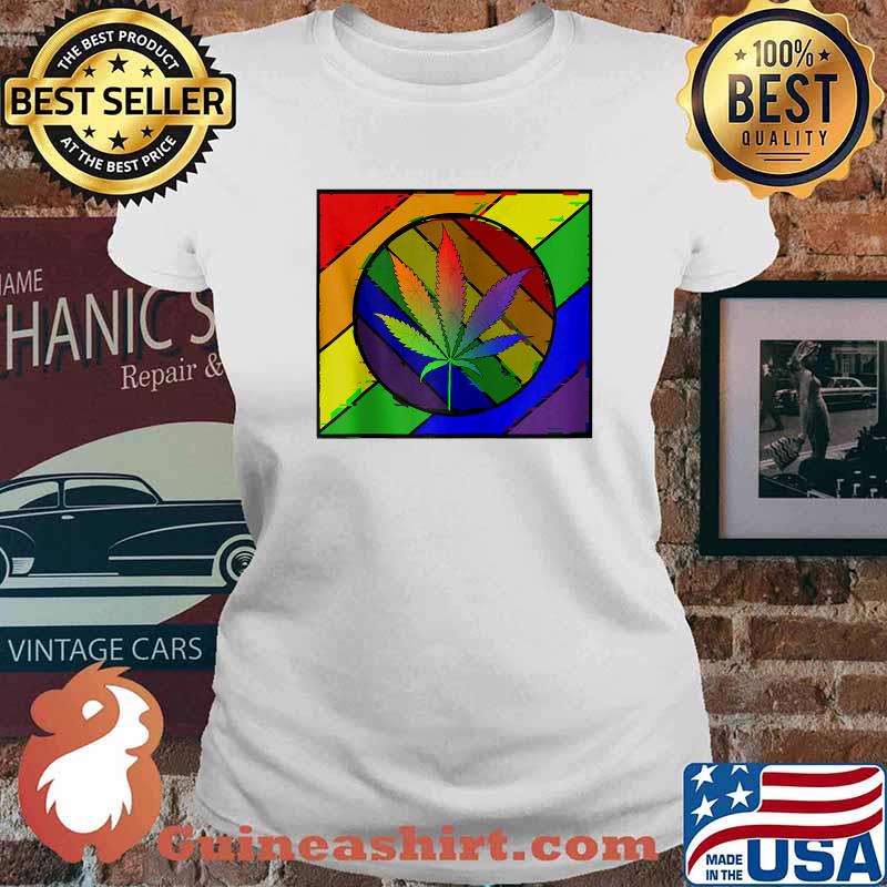 Colorful Cannabis t-Shirt Ladies tee