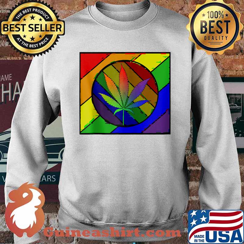 Colorful Cannabis t-Shirt Sweater