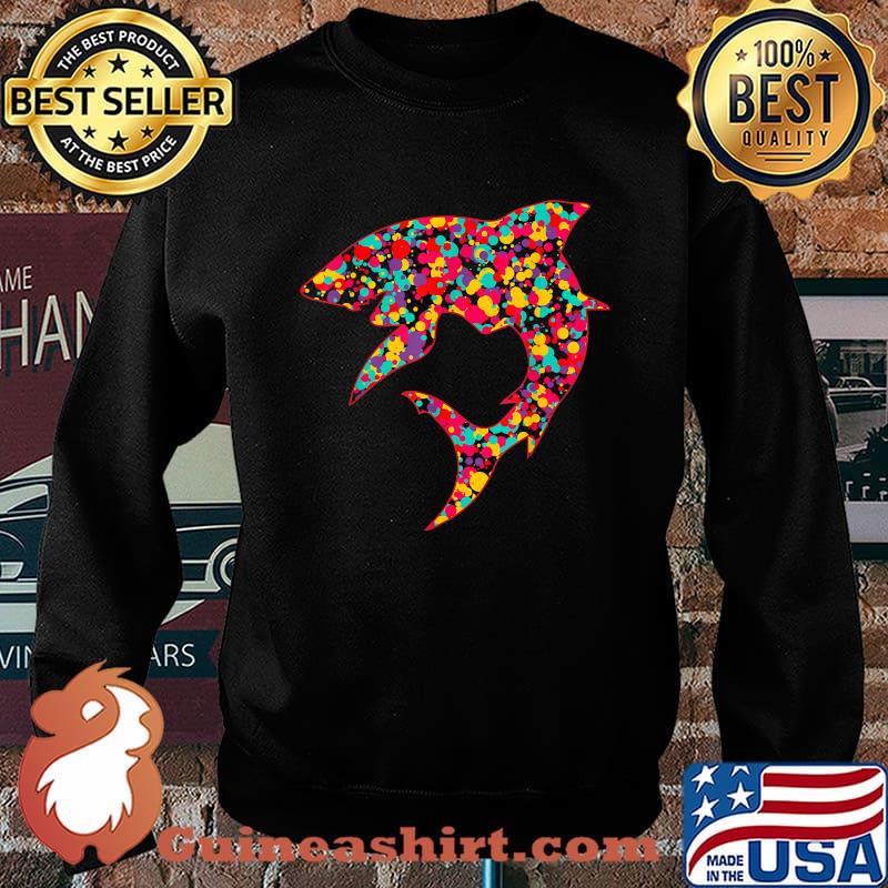 Colorful Dot Shark International T-Shirt Sweater