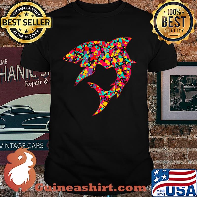 Colorful Dot Shark International T-Shirt