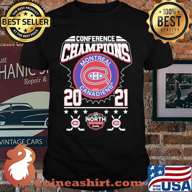 Conference champions 2021 Montreal Canadiens North Division shirt