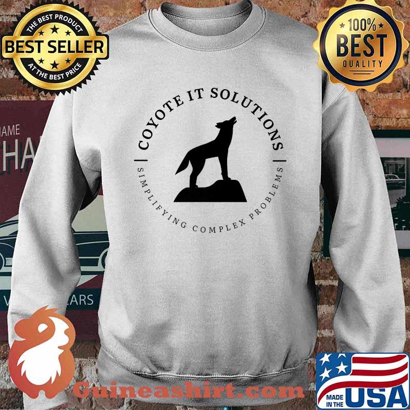 Coyote IT Solutions Simplifying Complex Problem Wolf T-Shirt Sweater